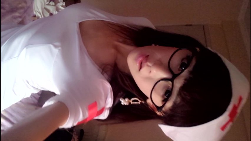 粉穴白虎网络红人瞳孔2016VIP定制黑丝护士制服诱惑