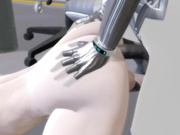 网络女孩与锁在贞操中的男孩乱搞（strapon femdom）