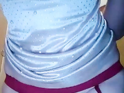 在海底捞厕所和老板做爱，外面人来人往真刺激！