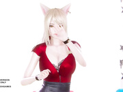 [MMD] AOA - Miniskirt Hot Kpop Dance Ahri Seraphine Kaisa Evelyn League Of Legends KD