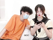 制服陪玩少女被客户强上做爱