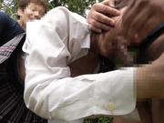 [TUE-151] 下校中の女子●生を狙った野外拉致レ●プ映像 - 2of5