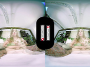 VR CosplayX Poison Ivy's Up Close Pussy Sits on a Big Dick