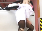 极品美乳女神魅心超大胆 地下停车场豪车旁 黑丝护士装玩骚浪穴 高潮呻吟 淫语对白 完美露脸 高清720P完整版