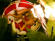 自然风酒店有点昆山龙哥感觉的霸气纹身社会大哥啪啪身材娇小的妹子舔一舔再干打炮不知道像不像他纹身一样猛