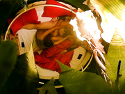 自然风酒店有点昆山龙哥感觉的霸气纹身社会大哥啪啪身材娇小的妹子舔舔再干打炮不知像不像他纹身一样猛