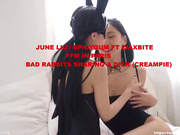 【巴黎淫乱双飞炮】超S骚货『刘玥』和闺蜜共享猛男情人大屌 无套抽插双飞轮操暗黑兔女郎 高清1080P完整版