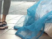 [JUX-554] 每天早上在垃圾场路过的无胸罩妻子 木村はな【破解】 - 1of5