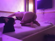 水疗馆技师偷拍客户全程服务舔菊花口交撸射