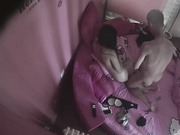 情趣酒店水滴摄像头监控TP年轻情侣开房开始还以为男的是的新手不懂调情对白清晰