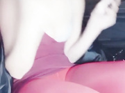 模特美女晚上和粉丝在工地鸡巴硬不起只好车震