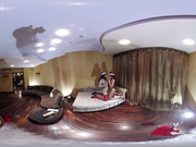 Slutty babes give Santa the best present