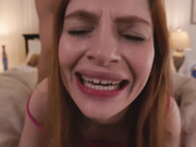 红头发的少女一之想得到超大鸡巴很开心骑坐